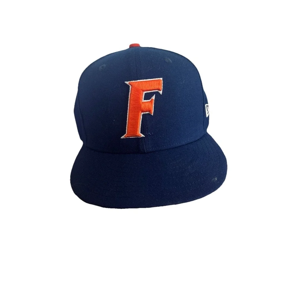 New Era Florida Gators Blue 59Fifty Fitted NCAA Baseball Cap Size 6. 7/8